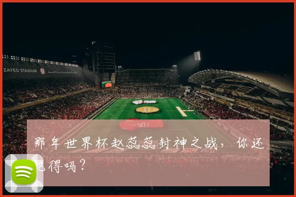 那年世界杯赵蕊蕊封神之战,你还记得吗?