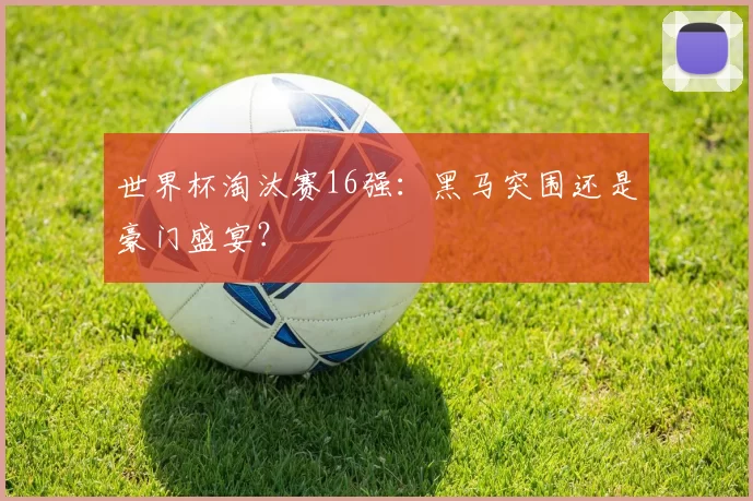 世界杯淘汰赛16强:黑马突围还是豪门盛宴?