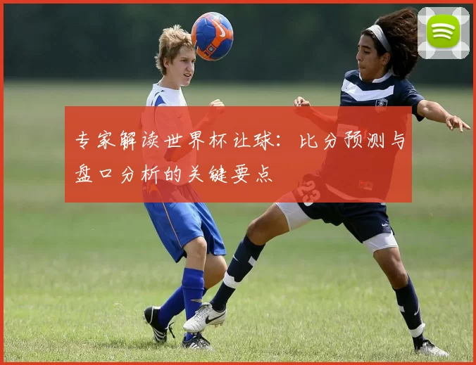专家解读世界杯让球:比分预测与盘口分析的关键要点